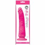 Colours Pleasures Thin 8 Dildo Pink