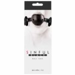 Sinful Ball Gag Black