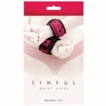 Sinful Wrist Cuffs Pink