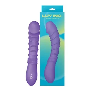imagen de producto dildo vibrador recargable Luv Inc Ribbed G-Spot