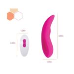 Orgazmic. Estimulador de clítoris con control remoto inalámbrico para mujeres: juego en solitario o diversión en pareja. Diseño delgado que es cómodo.